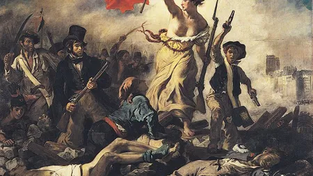 Celebrul tablou al lui Delacroix 