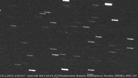 NASA a transmis, în direct, trecerea asteroidului 2012 DA14 pe lângă Pământ