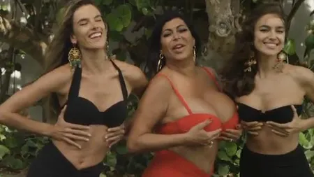 Irina Shayk şi Alessandra Ambrosio, senzuale şi jucăuşe într-un clip publicitar incendiar VIDEO