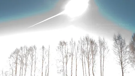 Cele mai spectaculoase imagini ale meteoritului căzut în Rusia FOTO