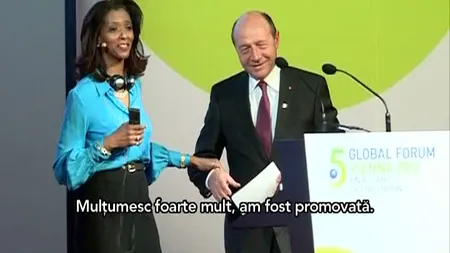 Băsescu, în croazieră cu moderatoarea de la Viena. 