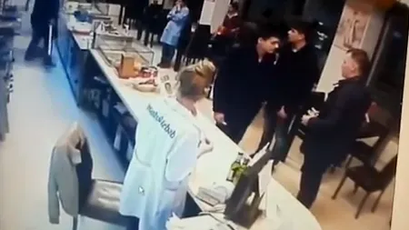 Un mafiot din Constanţa ia la bătaie personalul unui fast-food VIDEO