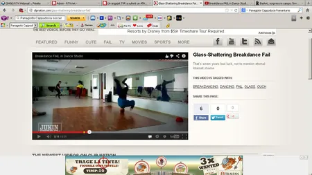 Şapte ani de ghinion? Un dansator eşuează lamentabil pe ritmuri de breakdance VIDEO