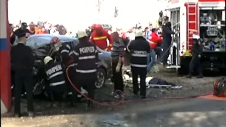 ACCIDENT GRAV în Hunedoara: Un om de afaceri şi o tânără de 33 de ani au murit VIDEO