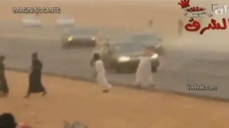 ACCIDENT GRAV la un concurs de drifturi, în Arabia Saudită. Un spectator a fost lovit în plin VIDEO