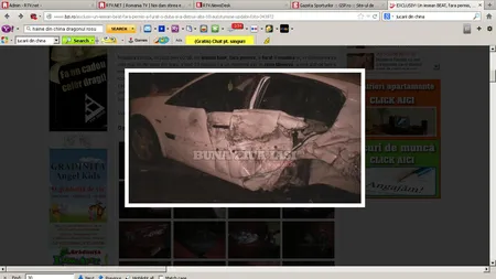 Un ieşean beat şi fără permis a furat o dubă şi a lovit 18 maşini VIDEO