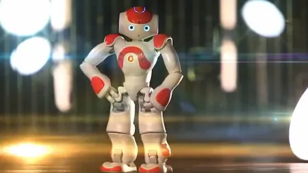Roboţelul umanoid NAO, una din surprizele AIWO 2013, eveniment dedicat inteligenţei artificiale