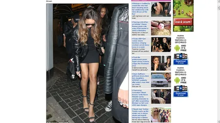 Rihanna, cu genunchii însângeraţi după o altercaţie cu un fan FOTO