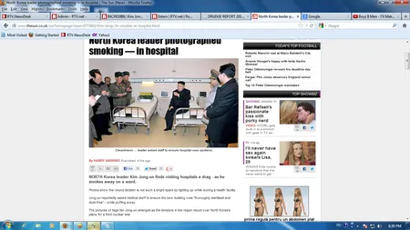 INCREDIBIL! Kim Jong-Un, tiranul de la Phenian, a fost prins fumând pe patul de spital