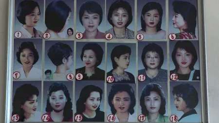 Femeile din Coreea de Nord pot sa aleagă din 18 tunsori 