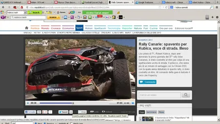 Robert Kubica a mai suferit un accident de raliu. Polonezul era să cadă în prăpastie VIDEO