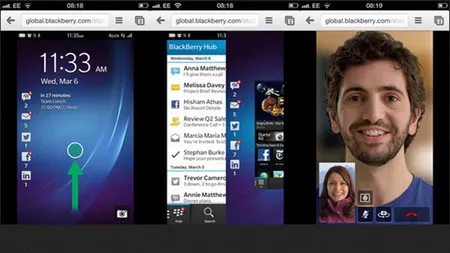 Cum arată BlackBerry 10 pe iPhone
