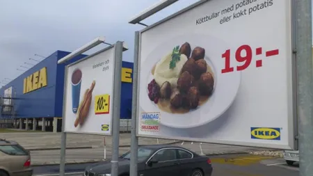 Magazinul IKEA reia comercializarea de chifteluţe suedeze