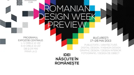 Romanian Design Week: Primul eveniment dedicat designerilor români începe vineri la Bucureşti