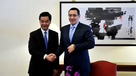 Victor Ponta a avut o întrevedere cu şeful Guvernului de la Hong Kong
