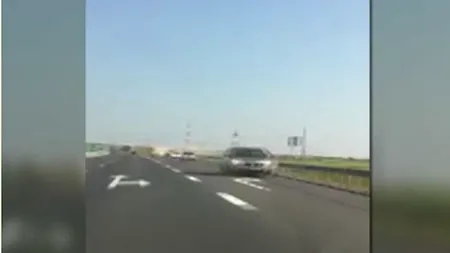 Inconştienţă la volan. Mai mulţi şoferi conduc cu viteză pe contrasens, pe Autostrada Soarelui VIDEO