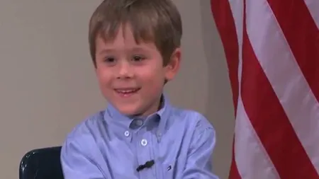 Un copil de 5 ani din SUA este expert în liderii de la Casa Albă