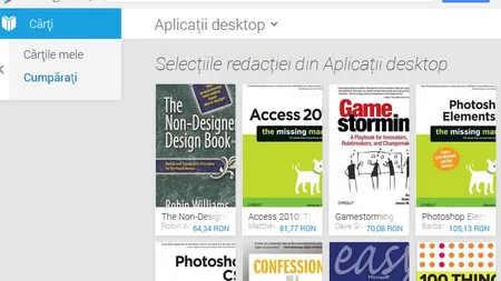 Google Play Books, disponibil şi în România