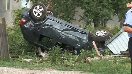 Accident pe Drumul European 85. Trei fete, SPULBERATE de o şoferiţă vitezomană VIDEO