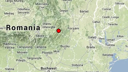 Cutremur în zona Vrancea, vineri dimineaţă