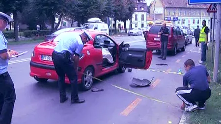 Accident în lanţ la Sibiu. Patru maşini cu nuntaşi s-au tamponat în centrul oraşului