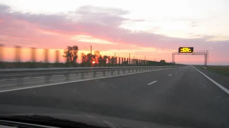 Record de viteză pe Autostrada Soarelui. Vitezomanul a rămas fără permis pentru trei luni