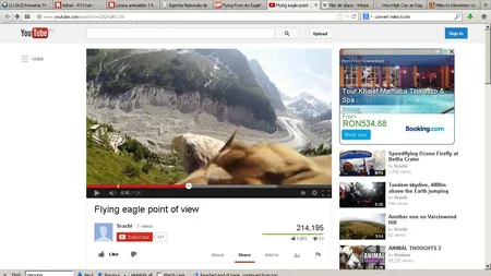 Lumea văzută prin ochii unui vultur. Imagini spectaculoase, de deasupra Alpilor VIDEO