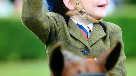Cel mai tânăr călăreţ: Are doar trei ani, dar este printre cei mai buni din Marea Britanie FOTO