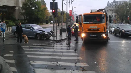 Jurnalist lovit de un şmecher cu BMW, în Capitală