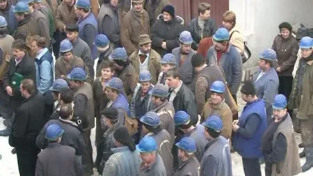 Circa 500 de mineri din Valea Jiului au intrat în şomaj