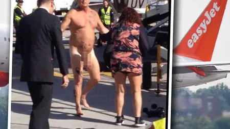 Ameţit de aburii alcoolului, un bărbat s-a DEZBRĂCAT şi S-A FĂCUT DE RÂS pe un aeroport VIDEO
