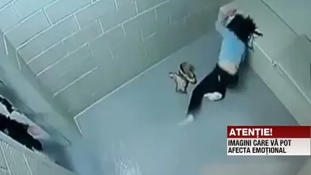 O femeie arestată a fost dată cu capul de ciment,în celulă, chiar de poliţistul care o supraveghea VIDEO