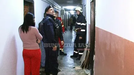 Explozie puternică într-un bloc din Iaşi după ce o femeie a montat greşit o BUTELIE VIDEO