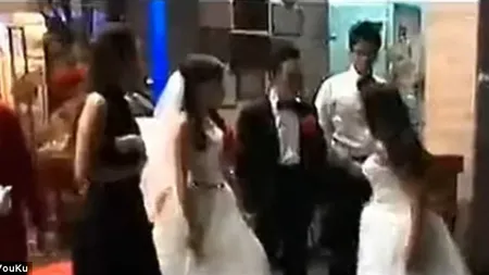 O nuntă de pomină. Amanta gravidă a luat-o la bătaie pe mireasă VIDEO