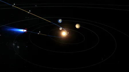 Cometa secolului se apropie de noi: Care este traiectoria ei - HARTĂ INTERACTIVĂ