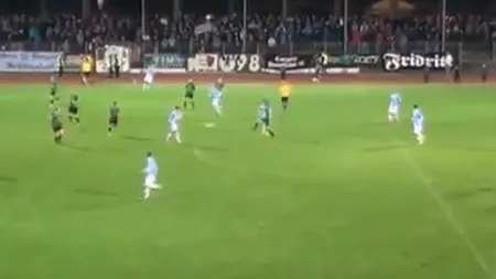 A greşit poarta? Un fotbalist a marcat un autogol incredibil, de la 50 de metri VIDEO