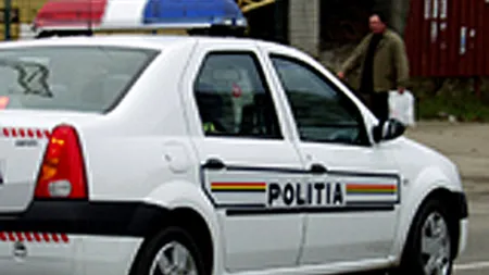 Bărbat accidentat de un echipaj de poliţie, în Vâlcea