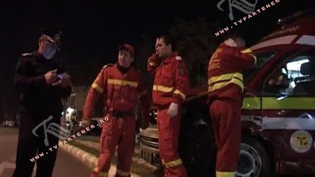 Accident în Târgovişte. O ambulanţă a fost lovită de un şofer băut VIDEO