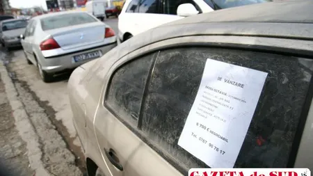 Parcarea maşinilor pe domeniul public, cu scopul de a le vinde, interzisă