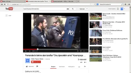 SCANDALOS! Un suporter a intrat pe teren şi i-a dat un pumn unui fotbalist de la Beşiktaş VIDEO