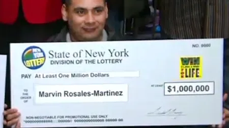 A reuşit IMPOSIBILUL. A câştigat la loto premiul de un milion de dolari, fără să joace