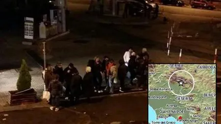 Panică la Napoli. Un cutremur puternic a scos oamenii în stradă