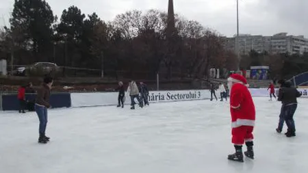 Un nou patinoar s-a deschis sâmbătă în Bucureşti. Accesul este GRATUIT