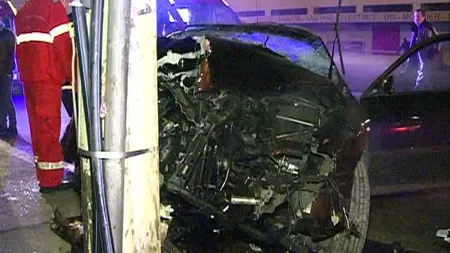Accident grav în Capitală. Patru persoane au fost spitalizate VIDEO