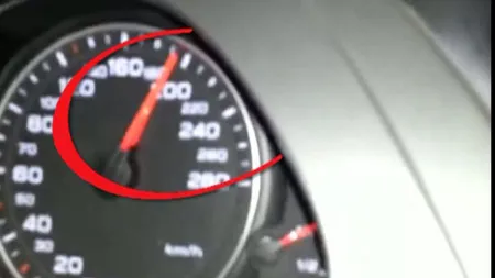 Poliţia nu are ce-i face şmecherului care s-a filmat conducând cu 200 de km/h pe autostradă