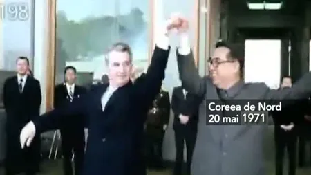 Imagini UNICE cu Nicolae Ceauşescu. Primire fastuoasă a DICTATORULUI, în Coreea de Nord VIDEO