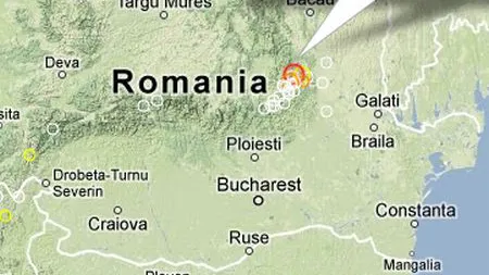 CUTREMUR ÎN VRANCEA: val de seisme în România, potrivit INFP