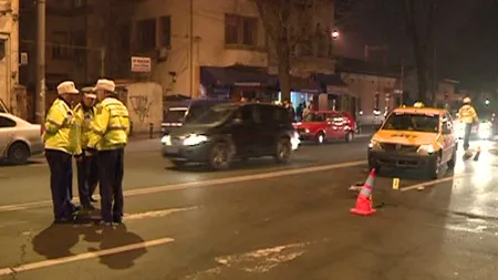 Neatenţia te bagă în spital: Un bucureştean a traversat neregulamentar strada şi a ajuns în botul unui taxi