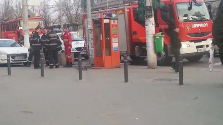 INCENDIU la un supermarket Mega Image din Capitală