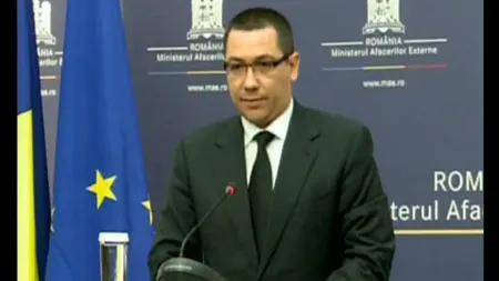 Ponta: Am acceptat demisia lui Radu Stroe. Oprea va asigura interimatul la Interne VIDEO